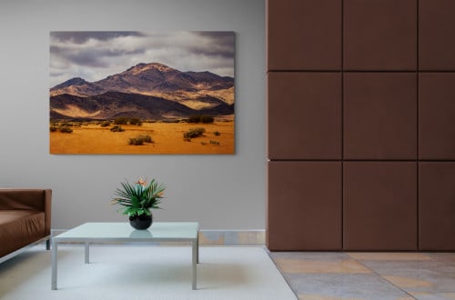 لوحة جبال نيوم والرمال - لوحات طبيعة مميزة