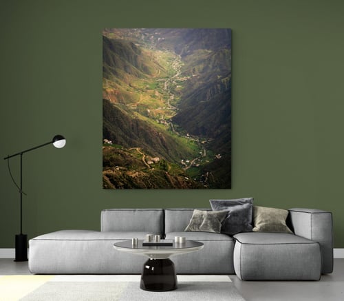 ️جبال السودة لوحة الضوء مع جبال السودة – لوحة طبيع...