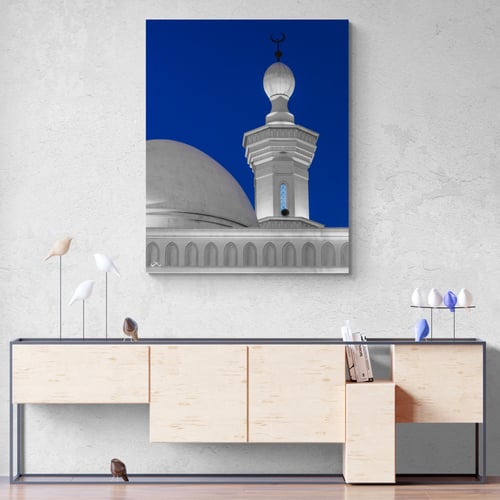 منارة الايمان – لوحة جدارية فنية لمسجد في الرياض