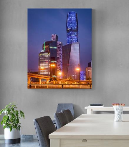 لوحة أبراج كافد المالية من الرياض - لوحات مودرن فخ...