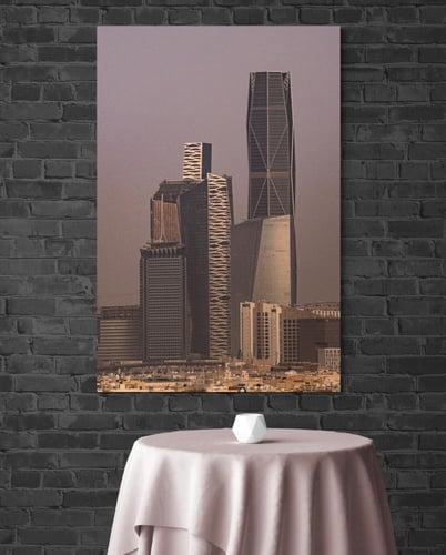 ️ لوحة مدينة الملك عبدالله المالية بالرياض – لوحة...