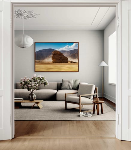 لوحة صخرة العلا الفنية – أيقونة الطبيعة السعودية
