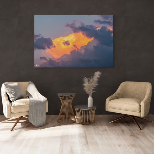 لوحات تجريد من ضوء السحاب