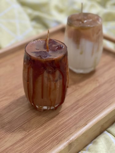 مكعب درجات اللون البني