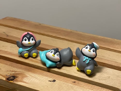 دمى صغيرة لشمع الجل الشفاف