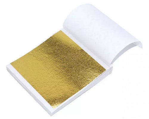 شريحة ورق ذهب