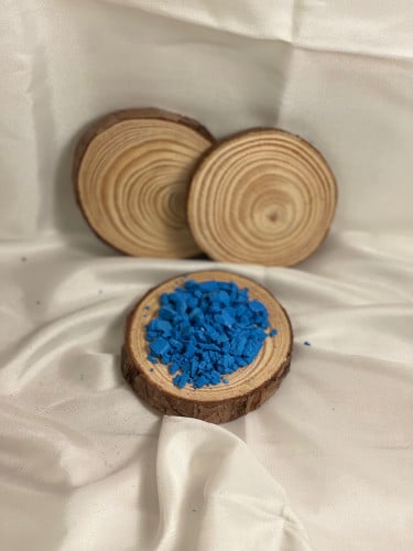 الوان شمعية -ازرق فاتح-