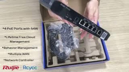 راوتر جيجابت في الثانية 5 منافذ يدعم دمج خطين و كل...