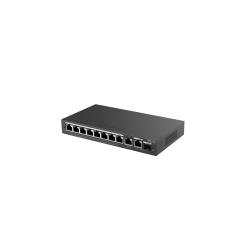 RG-ES210GS-P, 10-Port Gigabit Smart Cloud Managed...