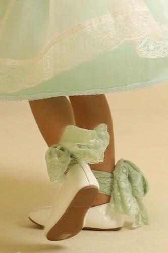 حذاء فستان وردة الكاميليا