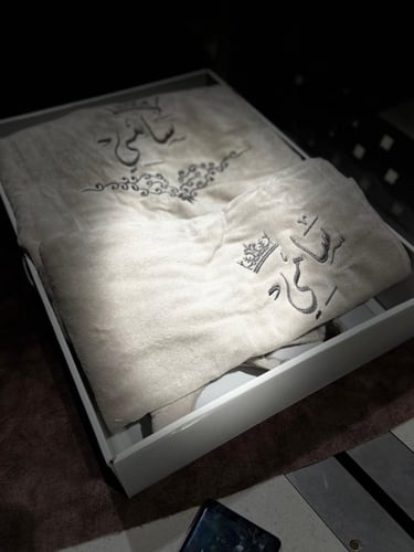 روب حمام 4 قطع رجالي او نسائي