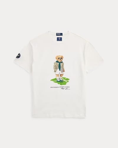 تي شيرت ويمبلدون بقصَة كلاسيكية بدب بولو Polo Ralph Lauren
