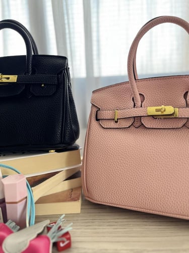 Birken Bag baby pink بيركن ( وردي) بالحجم الوسك 25...