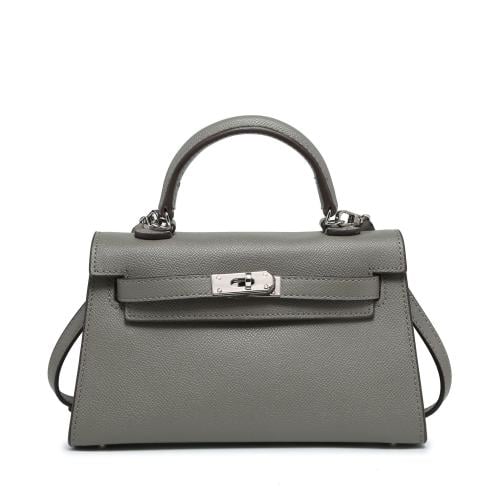 khaki Bag Gray | ميني كايلي ( رمادي او رصاصي)بالحج...