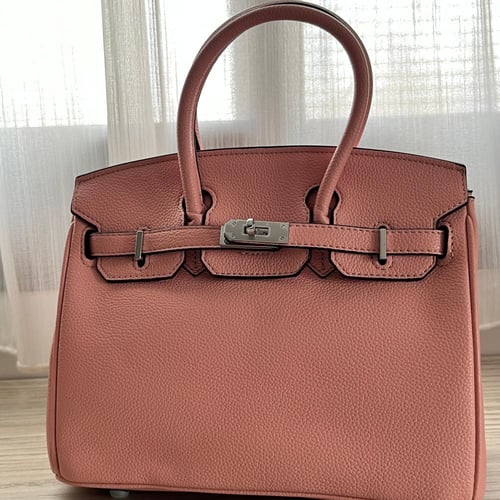 Birken Bag baby pink بيركن ( وردي) بالحجم الوسك 25...