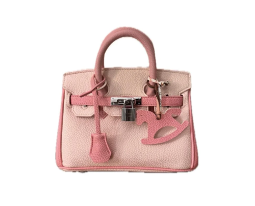 ‏Birken Bag Pink ميني بيركن ( وردي ) 20 سم
