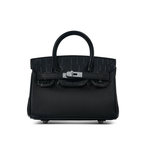 ‏Birken Bag Blackميني بيركن ( أسود) بجلد التمساح 2...