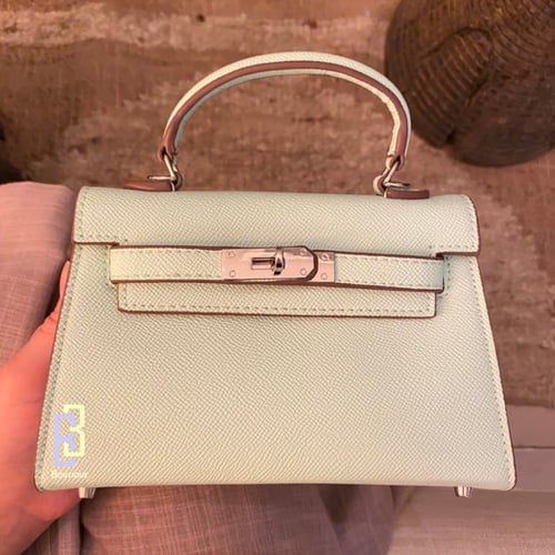 Green khaki Bag | ميني كايلي (شنطة تيفاني) بالحجم...