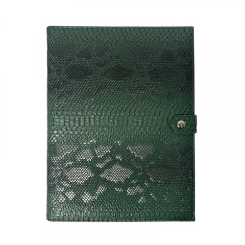 فولدر الأخضر بجلد الأفعي