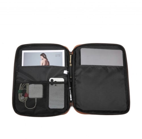 حقيبه لابتوب الأسود بجلد الأفعي 13 انش