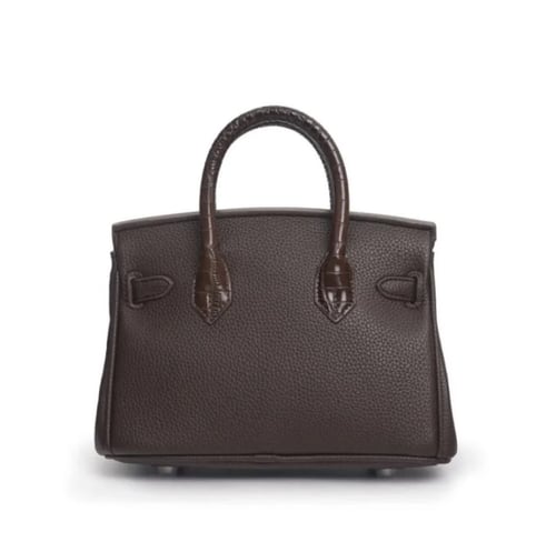 ‏Birken Bag brown (coffee)ميني بيركن ( بني لون الك...
