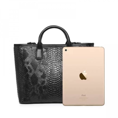 شنطة كتف Tote Bag (Shopping Bag) بجلد الافعى العنا...