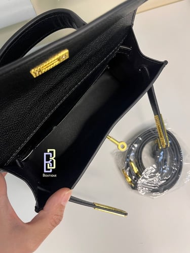 khaki Bag Black| ميني كايلي (أسود) بحديده ذهبيه با...