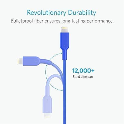 كيبل أنكر لايتننج أبل باور لاين II أزرق 1.8 متر