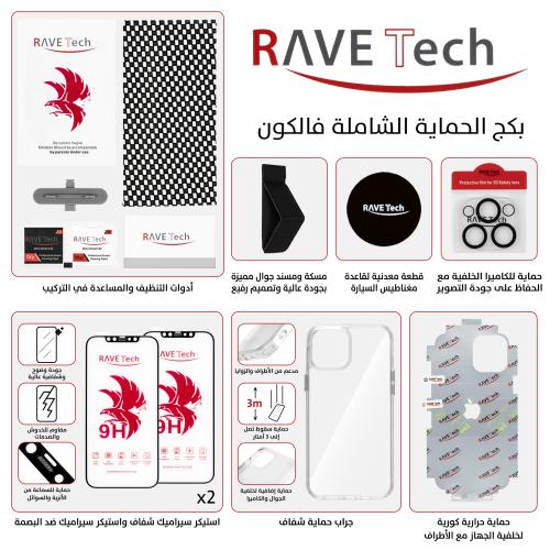 Full protection package for iPhone from RAVETech
