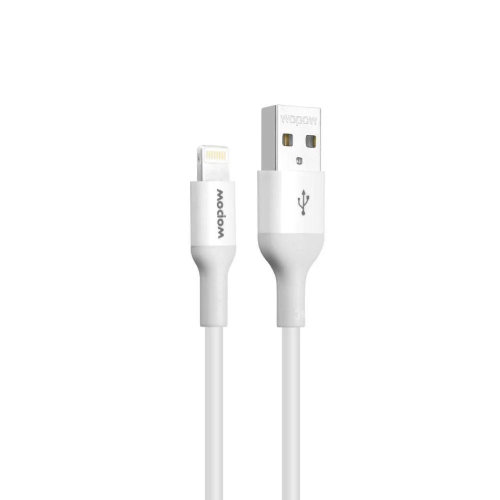 كيبل USB ايفون 30CM ابيض من شركة وبوو