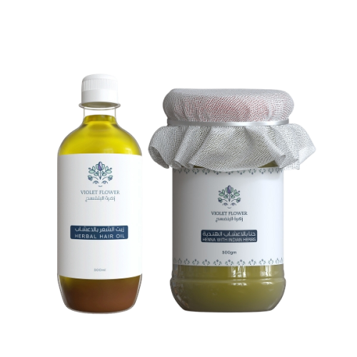 بكج حنا وزيت الأعشاب الهندية بنصف السعر