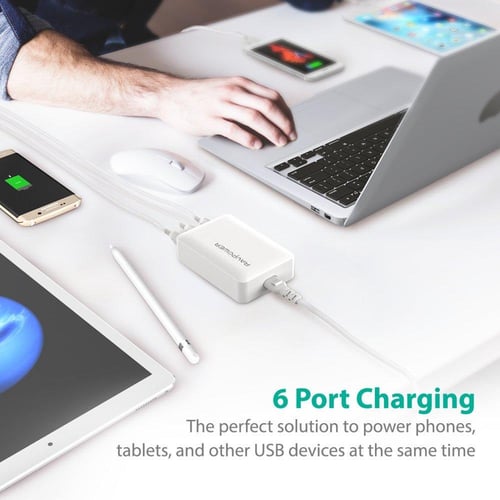 منصة شحن جداريه من راف باور RAVPower تعمل بتقنية i...