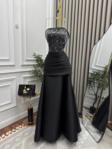 فستان ميكادو تطريز يدوي