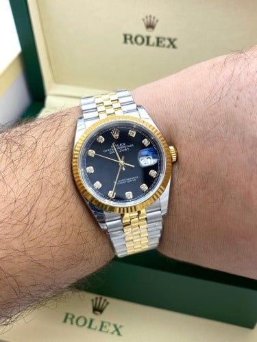 ساعة رولكس Rolex ديت جست رجالي هاي كواليتي متجر تد...