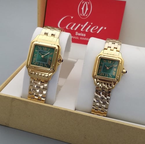 ساعة كارتير نسائي ذهبي متجر تدفق