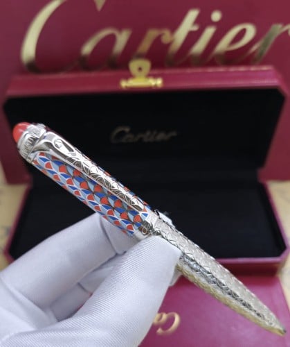 قلم كارتير Cartier فضي متجر تدفق