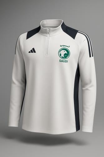 سويتر المنتخب السعودي ابيض