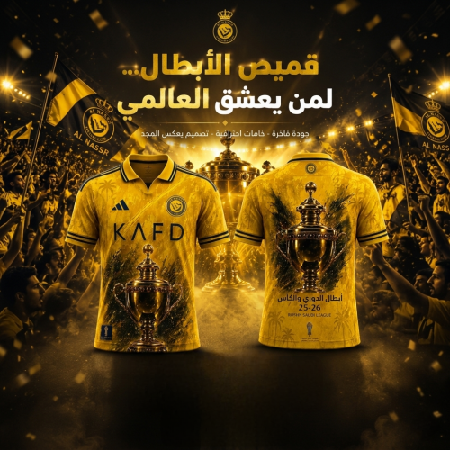 تيشيرت النصر بطل الدوري
