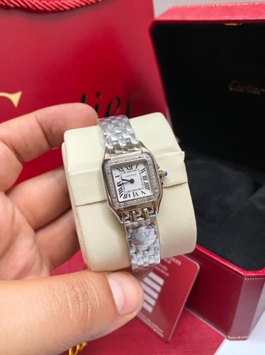 ساعة كارتير نسائي فضي متجر تدفق