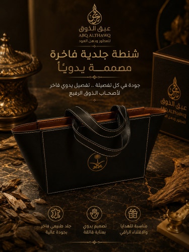 شنطة جلدية فاخرة