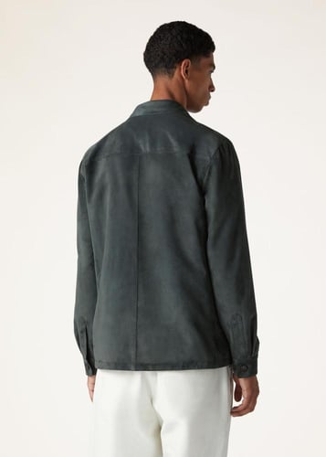 قميص لورو بيانا أخضر داكن