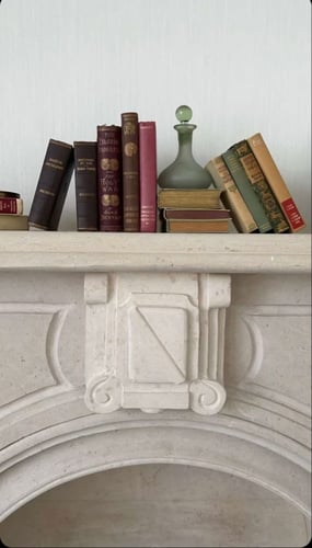 مدفأة حجر نحت يدوي