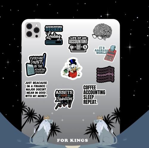 ستيكرات محاسبة