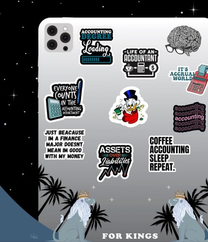 ستيكرات محاسبة