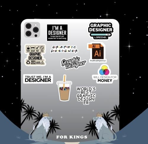 ستيكرات تصميم جرافيك