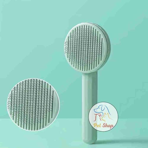 مشط شعر للقطط والكلاب شكل دائري ضغاط قابل لازالة ا...
