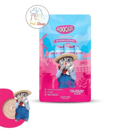 مكافاة موتشي بنكهة التونة وحليب الماعز و الفراولة...