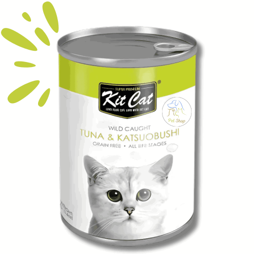 أكل قطط كت كات رطب تونا مع كاتسوبوشي 400 جرام لكل...