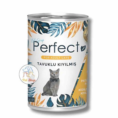 بيرفكت طعام رطب للقطط البالغة خالي من الحبوب بنكهة...