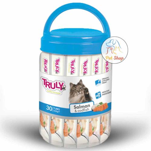 ترولي مكافات للقطط مع اوميجا 3 بنكهة السلمون وسمك...